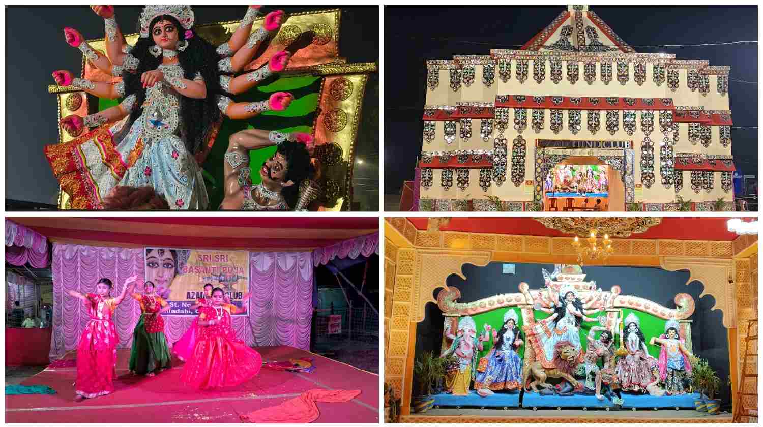 भव्यता और आस्था का संगम: चित्तरंजन के आजाद हिन्द क्लब में 73वीं बासंती पूजा का शुभारंभ, षष्ठी पर गूंजा सांस्कृतिक उत्सव