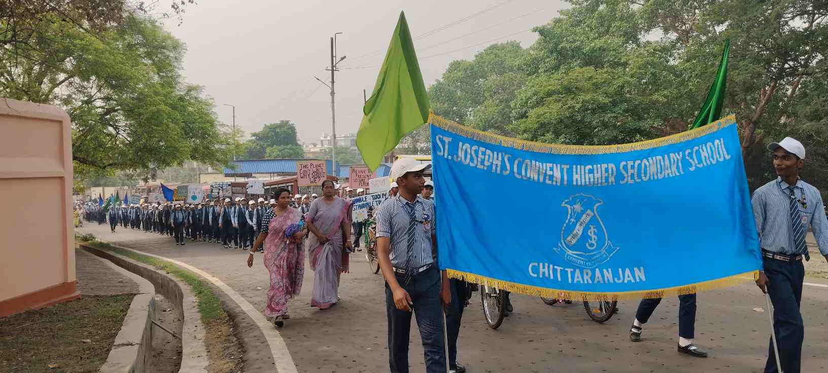 आज का संकल्प, कल का हरित भविष्य: सेंट जोसेफ कॉन्वेंट स्कूल में पर्यावरण जागरूकता रैली