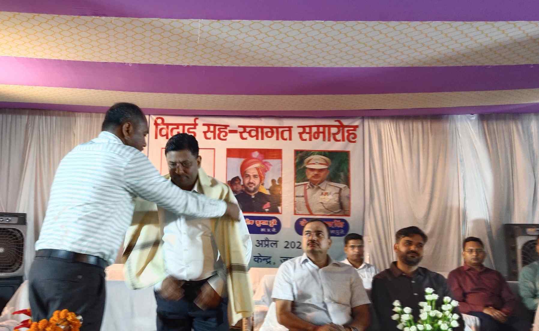 जामताड़ा पुलिस केंद्र में भावुक विदाई और भव्य स्वागत समारोह