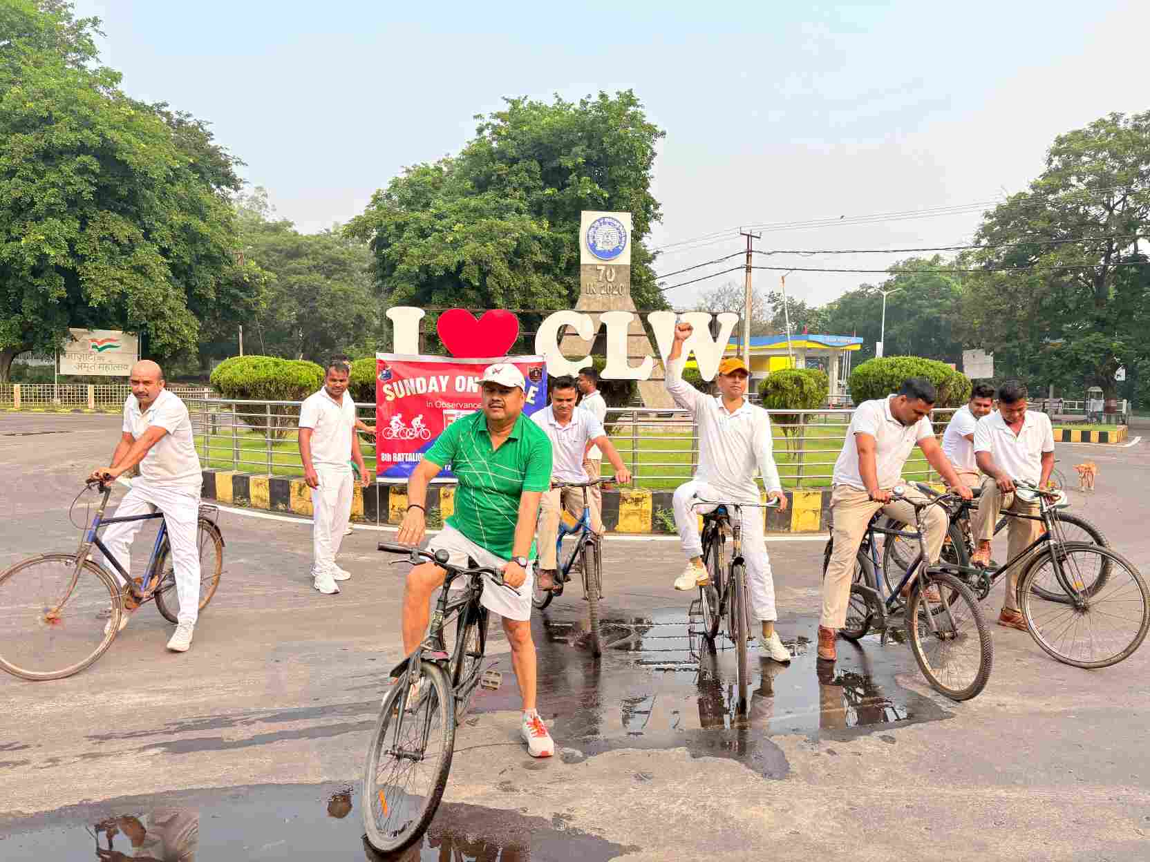 साइकिल की रफ्तार के साथ फिटनेस का संदेश: चित्तरंजन में आरपीएफ की ‘संडे ऑन साइकिल’ पहल