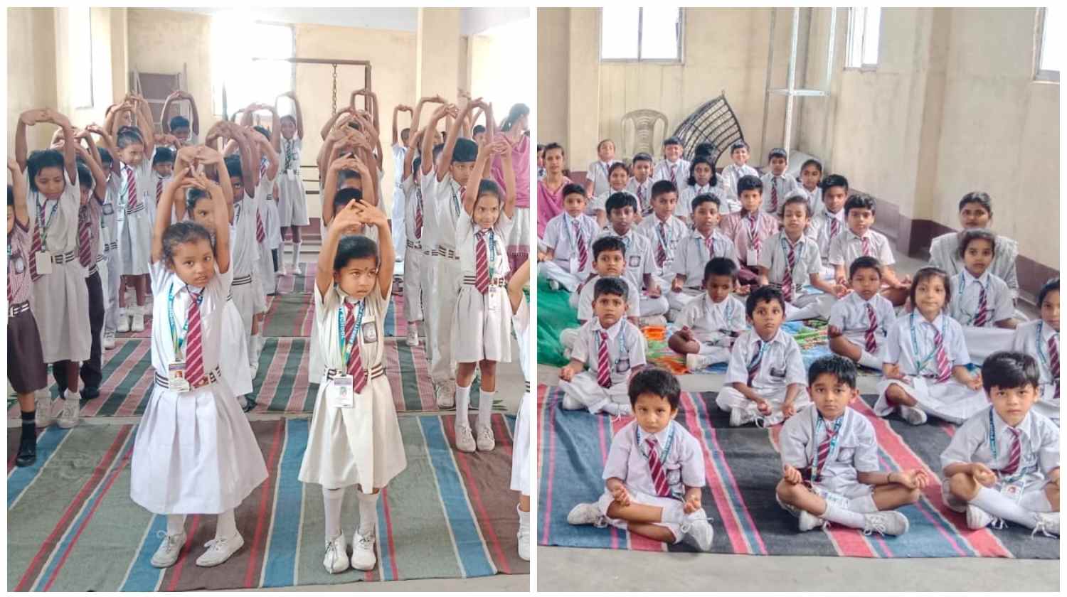 योग से स्वस्थ जीवन का संदेश: एंबीशन प्वाइंट स्कूल में उत्साहपूर्वक मनाया गया अंतर्राष्ट्रीय योग दिवस