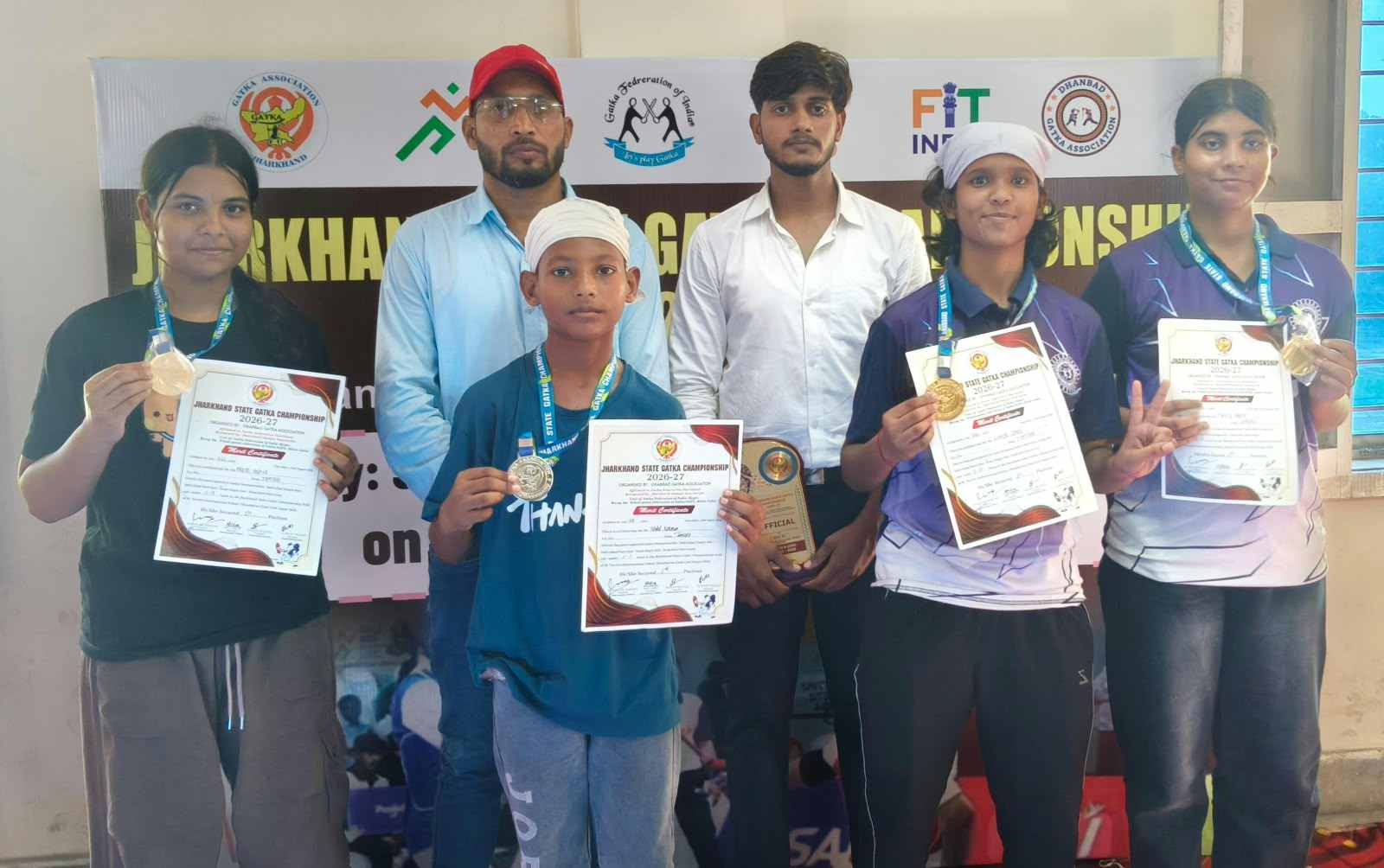 गतका में जामताड़ा की बेटियों का जलवा, तीन स्वर्ण समेत चार पदक जीतकर बढ़ाया जिले का गौरव