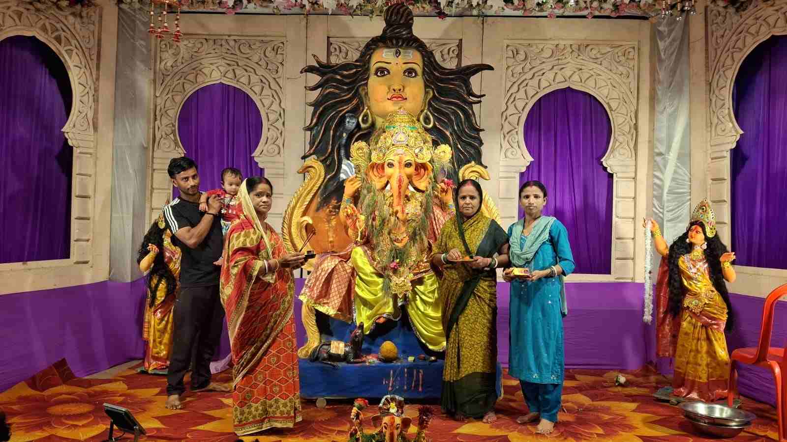 47 साल पुरानी परंपरा के बीच गणपति को भावभीनी विदाई, ढोल-ताशों के साथ राजा बांध में विसर्जन