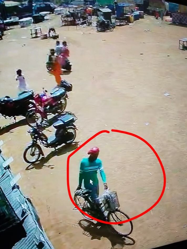 गणेश मेला में बच्ची की साइकिल पर चोर ने किया हाथ साफ, CCTV में कैद हुई पूरी वारदात
